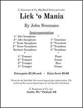 Lick 'O Mania Jazz Ensemble sheet music cover